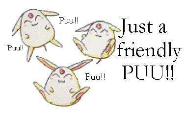 Just a friendly puu!