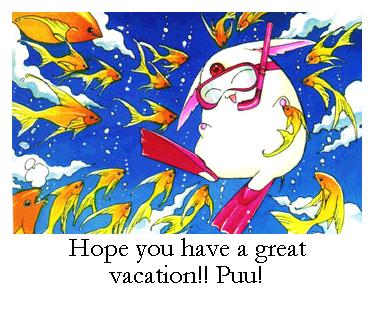 Hope you have a great vacation!